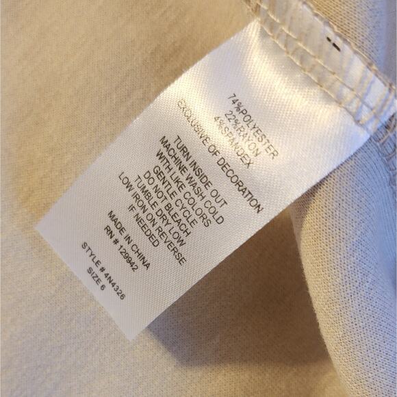 Stitch & Stone Kids 6 Beige Tan Surf Beach Puff Print Zip Hoodie NWOT - Picture 6 of 6